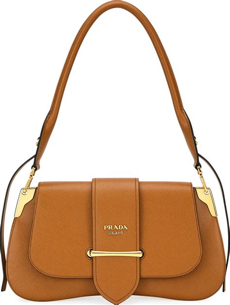 prada sidonie large saffiano leather shoulder bag|Prada saffiano leather odette bag.